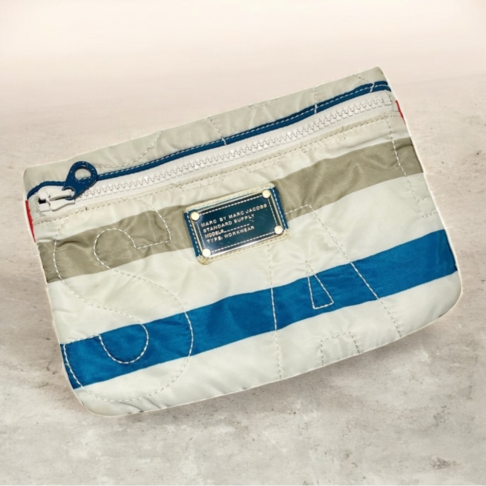 Marc by Marc Jacobs Standard Supply Striped Quilted Pouch – Multicolor